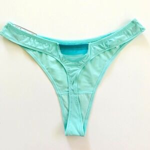 NWT Marie Jo L'Aventure Ernest Thong Panty US/UK Small FR/EU 38 Green Sporty
